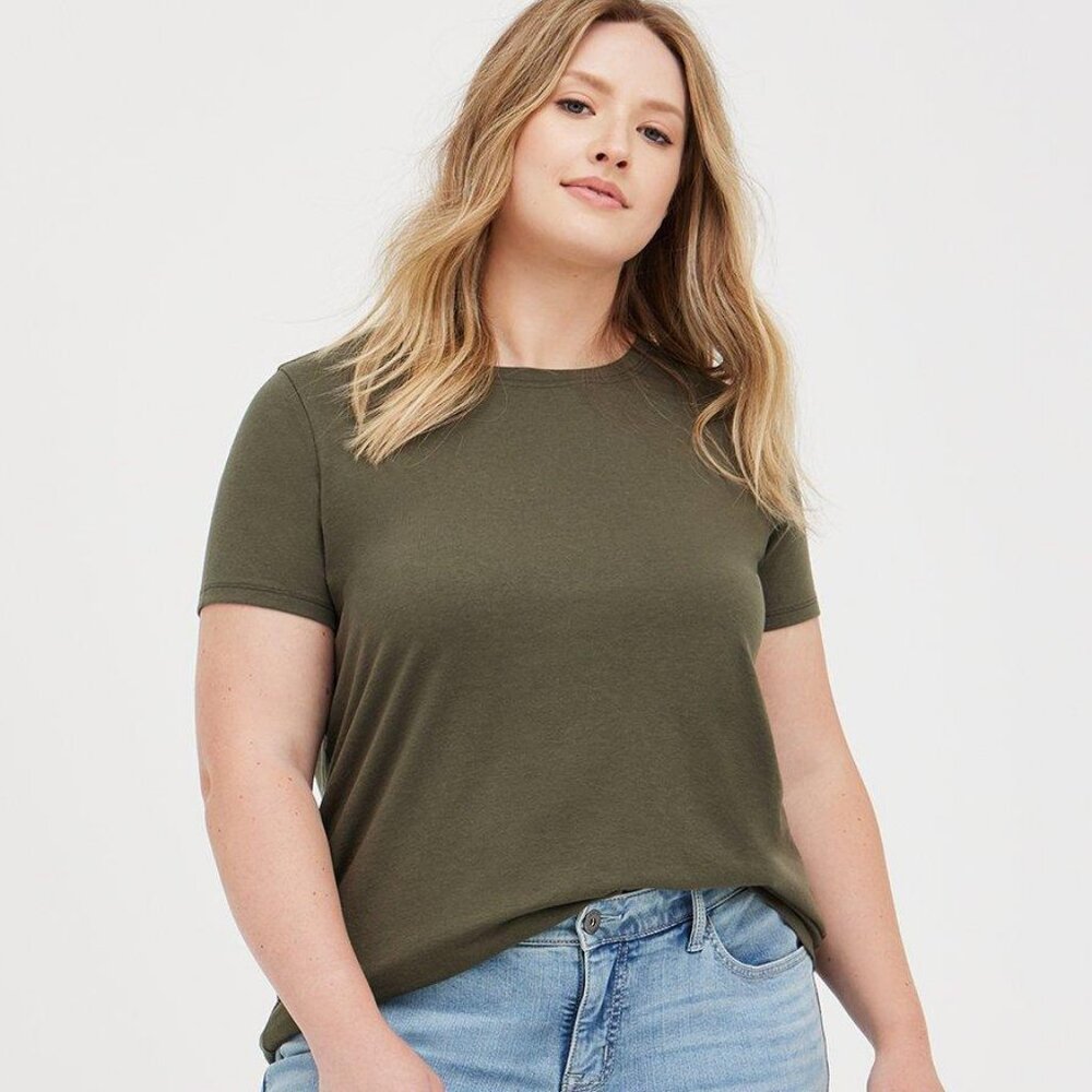 Torrid Everyday Signature Jersey Crew Neck Tee